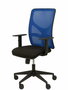 PIQUERAS Y CRESPO Silla Motilla con Mecanismo Sincro, Malla Azul y Asiento Negro