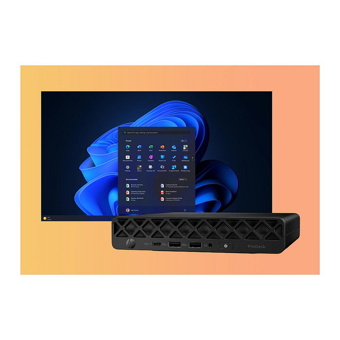 HP ProDesk 400 G1 Mini PC, Intel Core i7-265T, 16 GB RAM, 512 GB SSD, Windows 11 Pro, WLAN