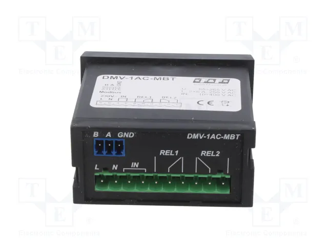F&F DMV-1AC-MBT Relé de monitorización de tensión AC 85-265VAC F&F DMV-1AC-MBT Relé de monitorización de tensión AC 85-265VAC