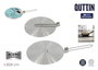 Inde Adaptador para Placas de Inducción 28 cm, Modelo Quttin - Compatible con Cocinas de Inducción (6 Unidades)