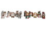 DKD Home Decor Set de Nacimiento de 10 Piezas de Madera