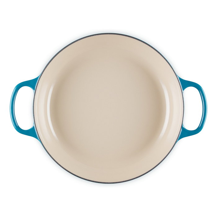 Le Creuset Signature Shallow Casserole Redonda 30cm Deep Teal Le Creuset Signature Shallow Casserole Redonda 30cm Deep Teal
