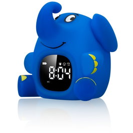 DieMaus Despertador con Luz Elephant Naranja Digital