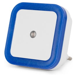 ENTAC Luz de noche LED con sensor de luz 0,5W Blanco/Azul