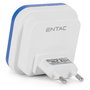 ENTAC Luz de noche LED con sensor de luz 0,5W Blanco/Azul