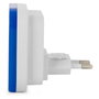 ENTAC Luz de noche LED con sensor de luz 0,5W Blanco/Azul