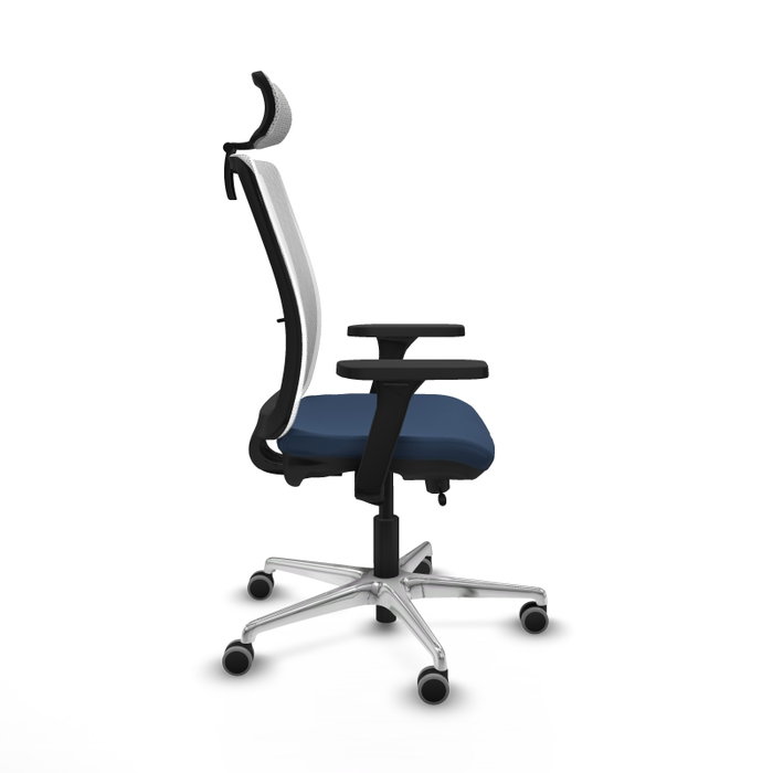 PIQUERAS Y CRESPO Silla de oficina Haches Azul marino y Blanco PIQUERAS Y CRESPO Silla de oficina Haches Azul marino y Blanco