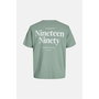 Camiseta de Manga Corta Hombre Jack & Jones Jjninety Ss Crew Iceberg Verde oscuro 6 Años