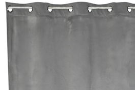 DKD Home Decor Cortina Milan Urban Gris Claro 260 x 140 cm (2 Unidades) Poliester