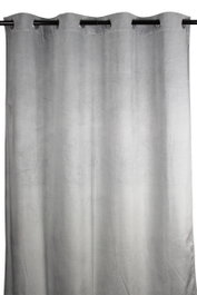 DKD Home Decor Cortina Jaquard Gris Claro 140x260 cm