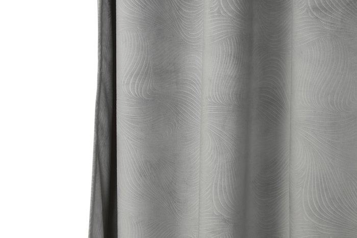 DKD Home Decor Cortina Milan Urban Gris Claro 260 x 140 cm (2 Unidades) Poliester