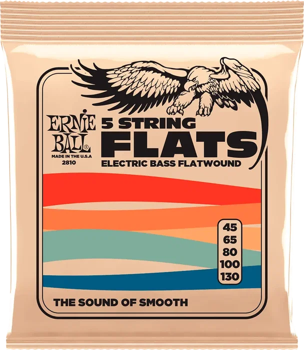 ERNIEBALL Juego Bajo Eléctrico Entorchado Plano Group I 5St.45-130