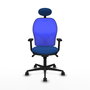 PIQUERAS Y CRESPO Silla de oficina Jorquera Azul con mecanismo Sincro