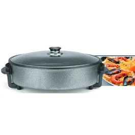 Orbegozo PZ 4270 Olla eléctrica de 6.5L y 1500W, con tapa de cristal, superficie antiadherente y termostato