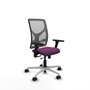 PIQUERAS Y CRESPO Silla de oficina Motilla con mecanismo Sincro/Traslack, Morado y Gris