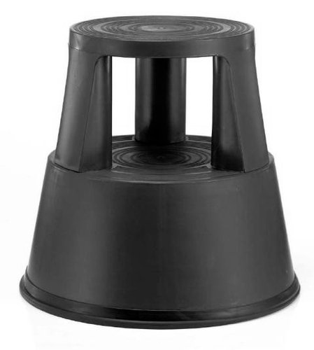 Taburete Twinco Twin Lift 2 Peldaños Con Ruedas Negro Taburete Twinco Twin Lift 2 Peldaños Con Ruedas Negro