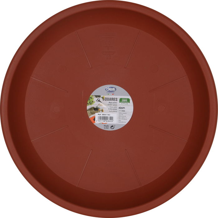 Dem Bajo Plato Para Maceta 40 cm "Squares" (6 Unidades)