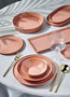 Hermia NON0038 Ensaladera de Cerámica Color Somón 23 x 23 x 6 cm