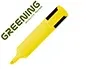 Greening Rotulador Fluorescente Punta Biselada Amarillo Trazo 1/4 mm