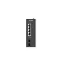 D-Link DIS-100G-06P Switch No Administrado L2 Gigabit Ethernet PoE DIN rail Negro