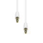 ProXtend Mini-Jack 3-Pin Slim Cable M-M Blanco 5M