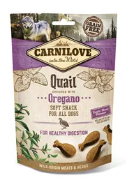Carnilove Snack Semi-Húmedo para Perro Sabor Codorniz y Orégano, Paquete de 10 Bolsas de 200 gr (Total 2000 gr)