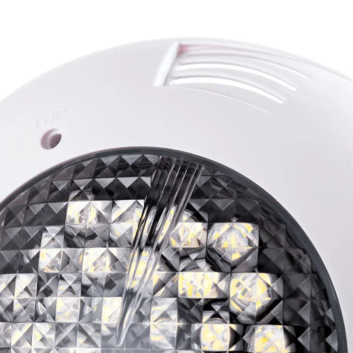 Foco Piscina LED 36W RGB Mando Distancia Ø295mm Montaje Superficie WR-295-2AS-36W-RGB
