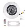 Foco Piscina LED 36W RGB Mando Distancia Ø295mm Montaje Superficie WR-295-2AS-36W-RGB