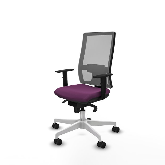 PIQUERAS Y CRESPO Silla de oficina Horna Morado y Gris PIQUERAS Y CRESPO Silla de oficina Horna Morado y Gris