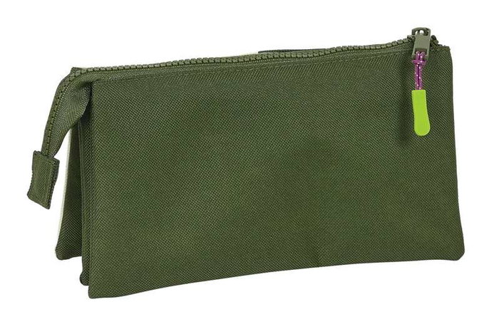 Portatodo Triple Munich Bright khaki Verde 22 x 12 x 3 cm