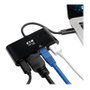 Eaton Adaptador USB-C Multipuerto U444-06N-H4GUB-C con HDMI 4K, USB-A, Gigabit Ethernet y Carga PD 60W - Negro
