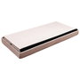 Home Deco Factory Banco Puf Plegable Rosa Terciopelo Giulia Lounge 76x38 cm