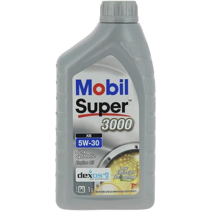 Mobil S3000 5W30 XE Contenedor de aceite de motor 1 L 4 estaciones Mobil S3000 5W30 XE Contenedor de aceite de motor 1 L 4 estaciones