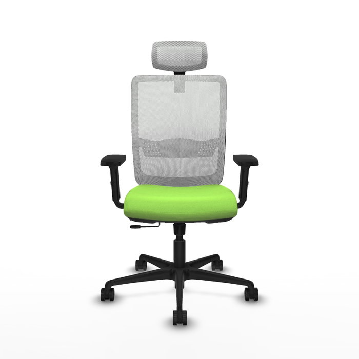 PIQUERAS Y CRESPO Silla de oficina Haches Pistacho y Blanco PIQUERAS Y CRESPO Silla de oficina Haches Pistacho y Blanco