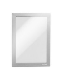 Durable Duraframe A5 Marco Informativo Autoadhesivo Plata