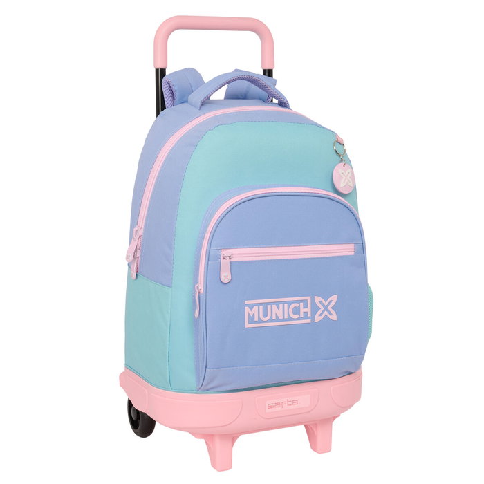 Safta Mochila Munich Mellow con Ruedas y Carro Extraíble