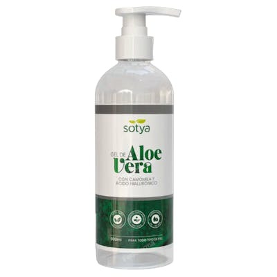 SOTYA Gel de Aloe Vera con Camomila y Ácido Hialurónico 500ml SOTYA Gel de Aloe Vera con Camomila y Ácido Hialurónico 500ml