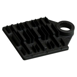 EFB Elektronik Soporte de fijación para 6 protectores de empalme termocontraíbles negro