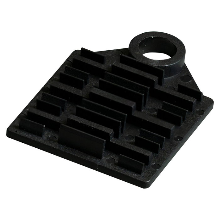 EFB Elektronik Soporte de fijación para 6 protectores de empalme termocontraíbles negro