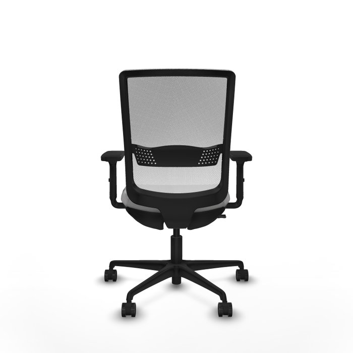 PIQUERAS Y CRESPO Silla de oficina Haches con mecanismo Sincro/Traslack, Gris claro y Blanco PIQUERAS Y CRESPO Silla de oficina Haches con mecanismo Sincro/Traslack, Gris claro y Blanco