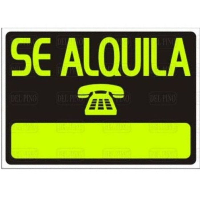 DUVER Señal de plástico SE ALQUILA 350x500 mm DUVER Señal de plástico SE ALQUILA 350x500 mm