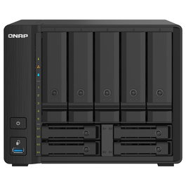 QNAP TS-932PX-4G 9-Bay NAS AL324 4GB DDR4 5x8,89cm 3,5Zoll 4x6,35cm 2,5Zoll drive slots 2x10GbE SFP+ LAN 2x2.5GbE LAN