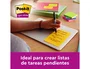 Post-it Bloc de notas adhesivas cuadriculado amarillo 102x152 mm 662