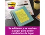 Post-it Bloc de notas adhesivas cuadriculado amarillo 102x152 mm 662