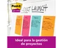 Post-it Bloc de notas adhesivas cuadriculado amarillo 102x152 mm 662