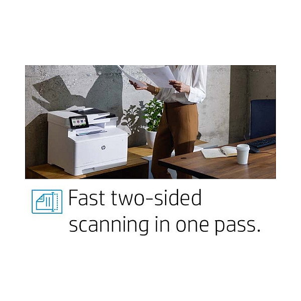 HP Color LaserJet Pro MFP M479dw - Impresora Multifunción Láser Color 3 en 1 con WiFi, LAN, Duplex, ADF, A4