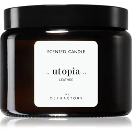 The Olphactory Utopia Leather Vela aromática de 360 g