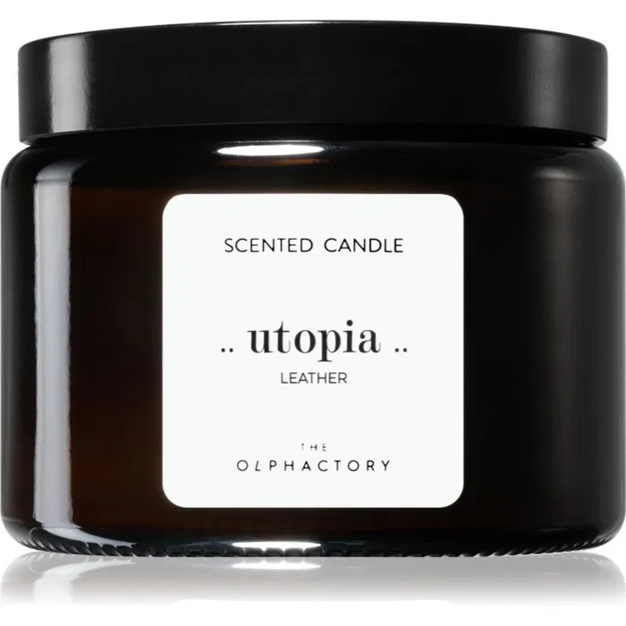 The Olphactory Utopia Leather Vela aromática de 360 g The Olphactory Utopia Leather Vela aromática de 360 g