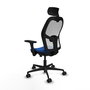 PIQUERAS Y CRESPO Silla de oficina Jorquera Azul y Blanco