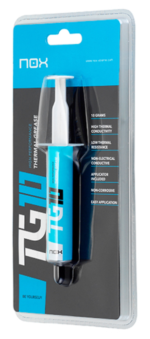 NOX TG-10 Pasta Térmica 10g Azul NOX TG-10 Pasta Térmica 10g Azul